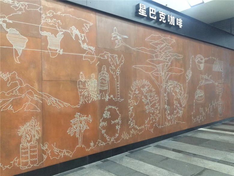 鄂托克耐候钢幕墙